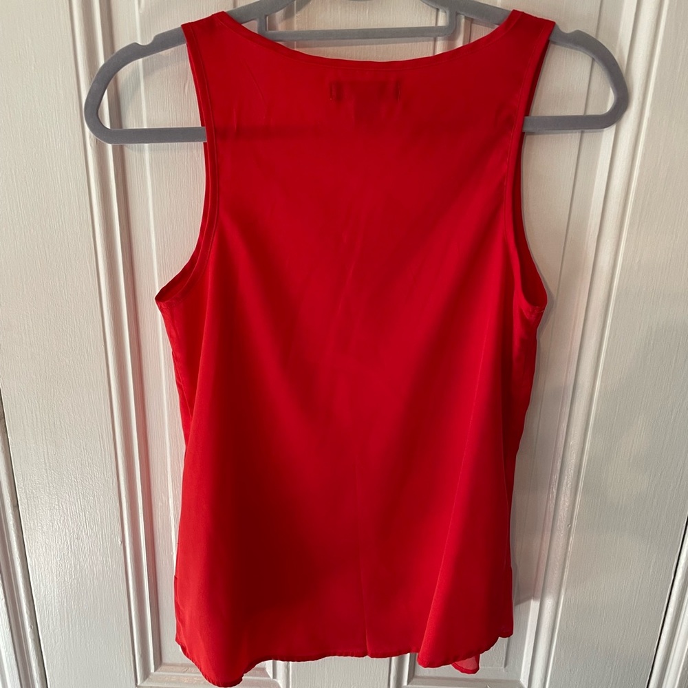 Red Sheer Tank - Picture 3 of 3